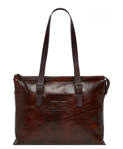 Castelijn & Beerens Rien Laptop Schoudertas 15.4'' RFID cognac