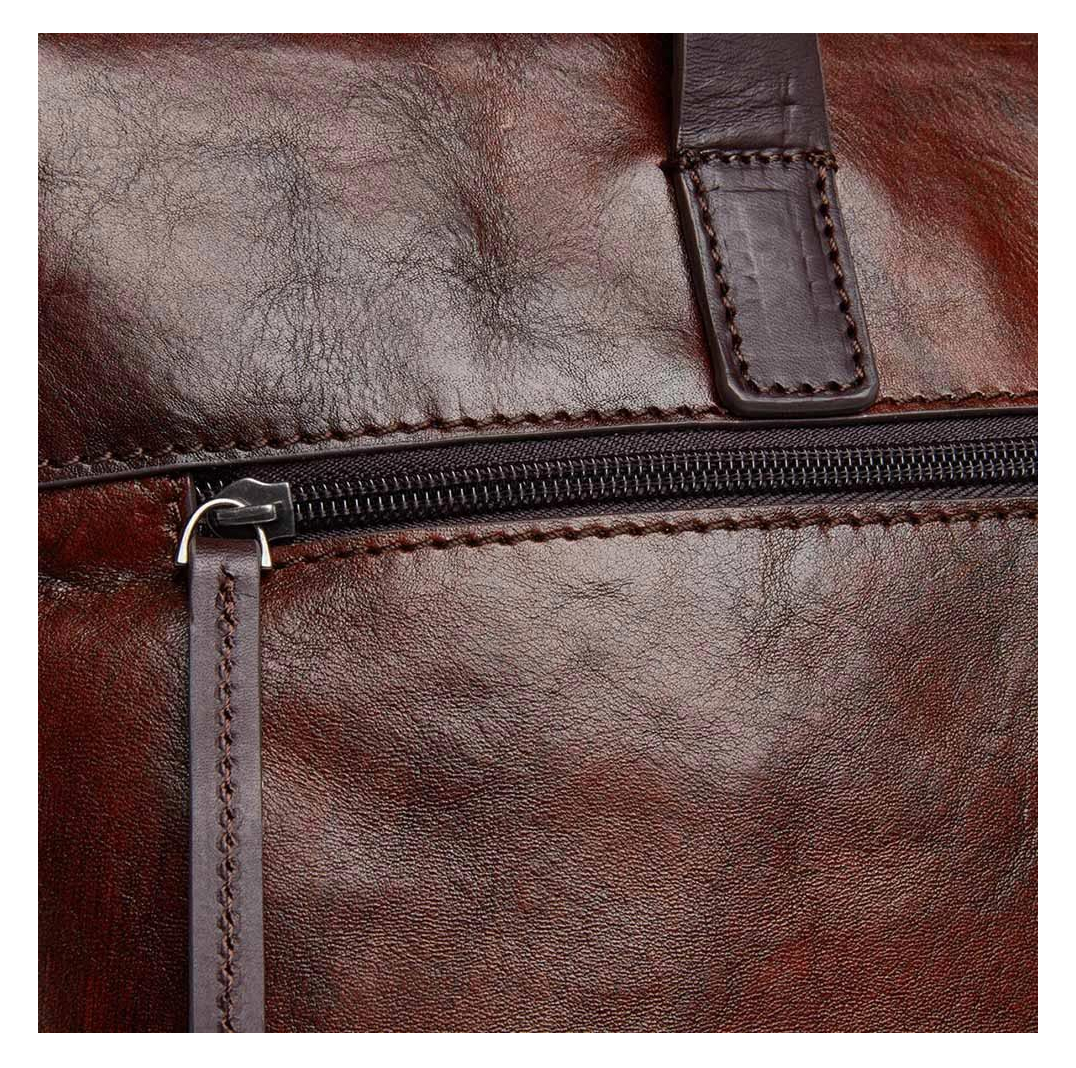 Castelijn & Beerens Rien Laptop Schoudertas 15.4'' RFID cognac