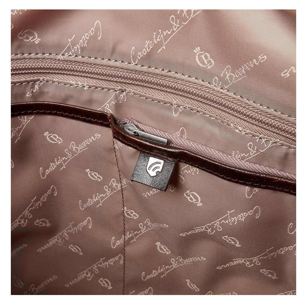 Castelijn & Beerens Rien Laptop Schoudertas 15.4'' RFID cognac