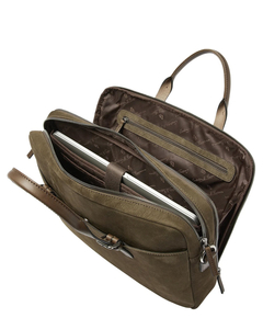 Castelijn & Beerens Nubuck Laptopbag 15.6" RFID green