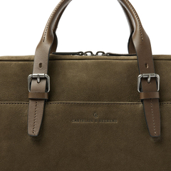 Castelijn & Beerens Nubuck Laptopbag 15.6" RFID green