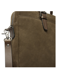 Castelijn & Beerens Nubuck Laptopbag 15.6" RFID green