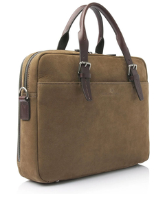 Castelijn & Beerens Veneto Nubuck Laptopbag 15.6" taupe