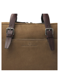 Castelijn & Beerens Veneto Nubuck Laptopbag 15.6" taupe