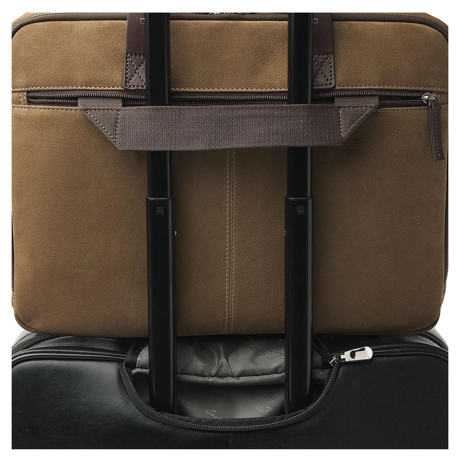 Castelijn & Beerens Veneto Nubuck Laptopbag 15.6" taupe