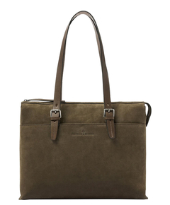 Castelijn & Beerens Nubuck Laptopbag 15.6" RFID green