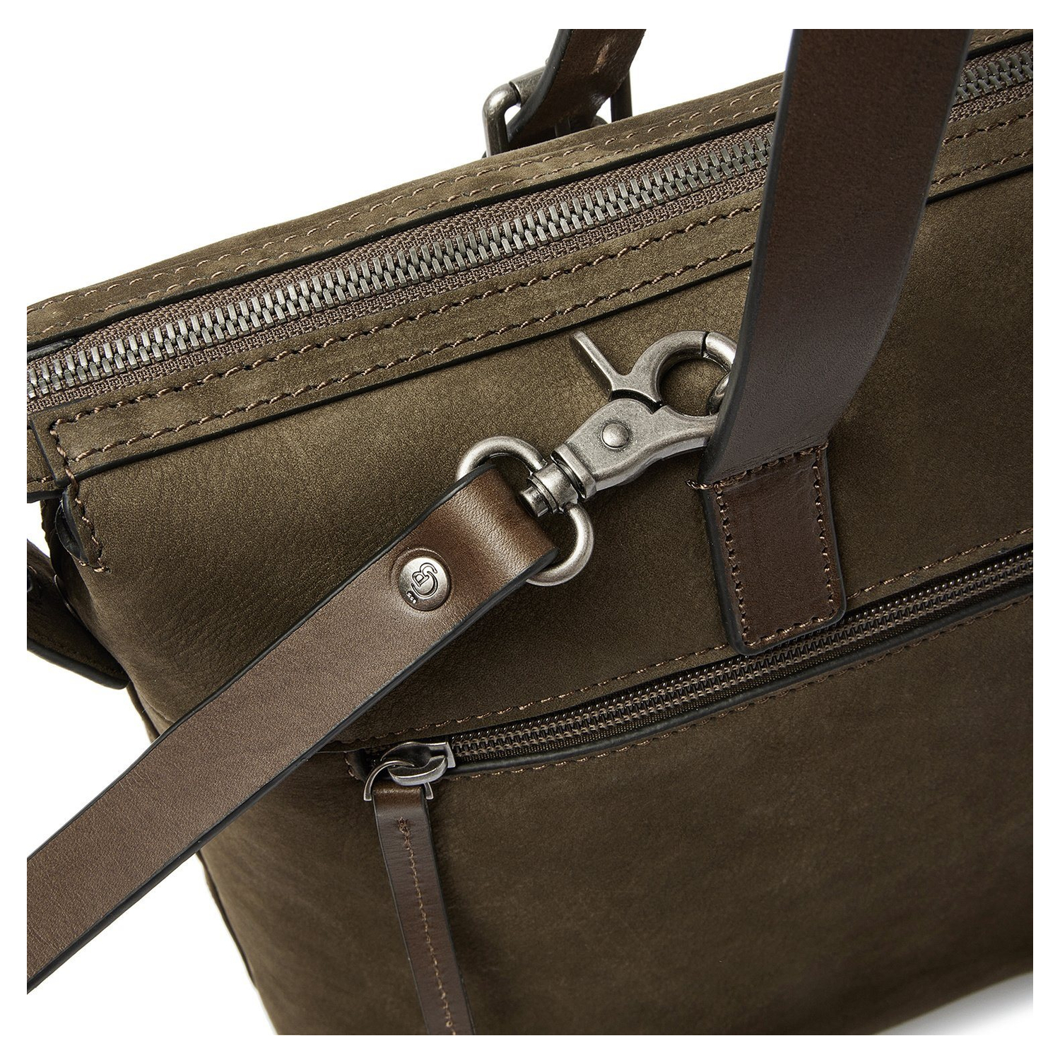 Castelijn & Beerens Nubuck Laptopbag 15.6" RFID green