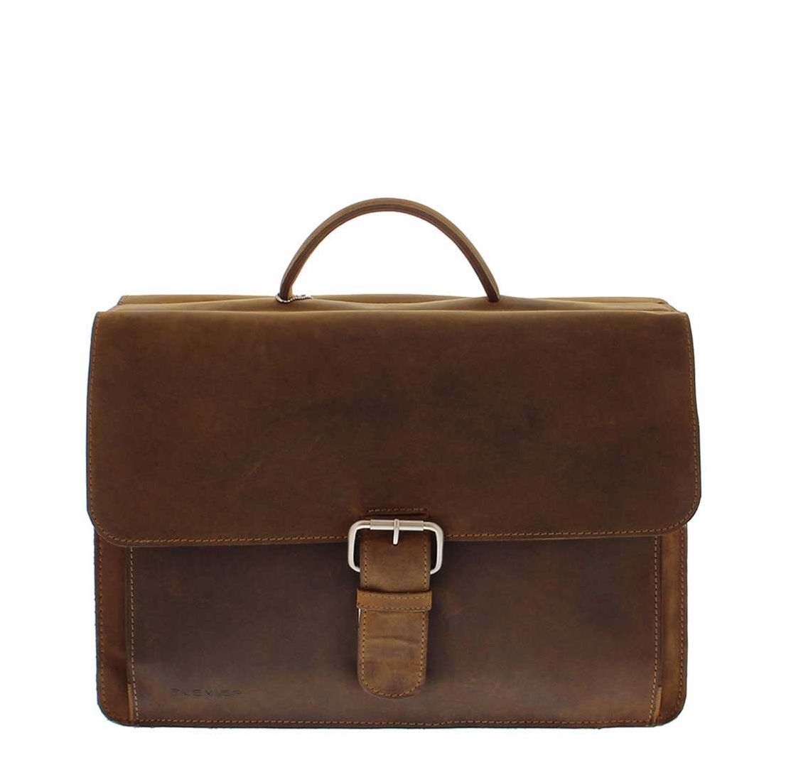 Plevier laptoptas bruin