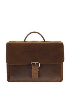 Plevier Retro Newton Laptoptas 3 vaks 15.6" bruin