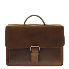 Plevier Retro Newton Laptoptasche 3 Fächern 15.6" braun
