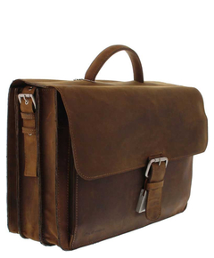 Plevier Retro Newton Laptoptas 3 vaks 15.6" bruin