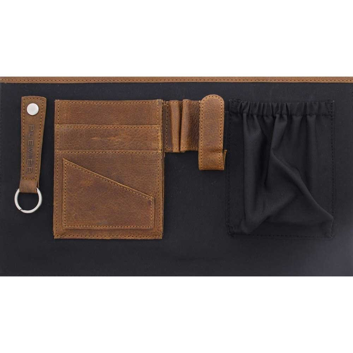 Plevier Retro Zeppelin Laptoptasche 3 Fächern 17.3" braun