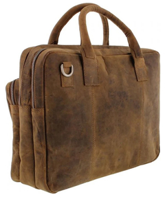 Plevier Retro Galileo Laptoptas 3 vaks 15.6" bruin