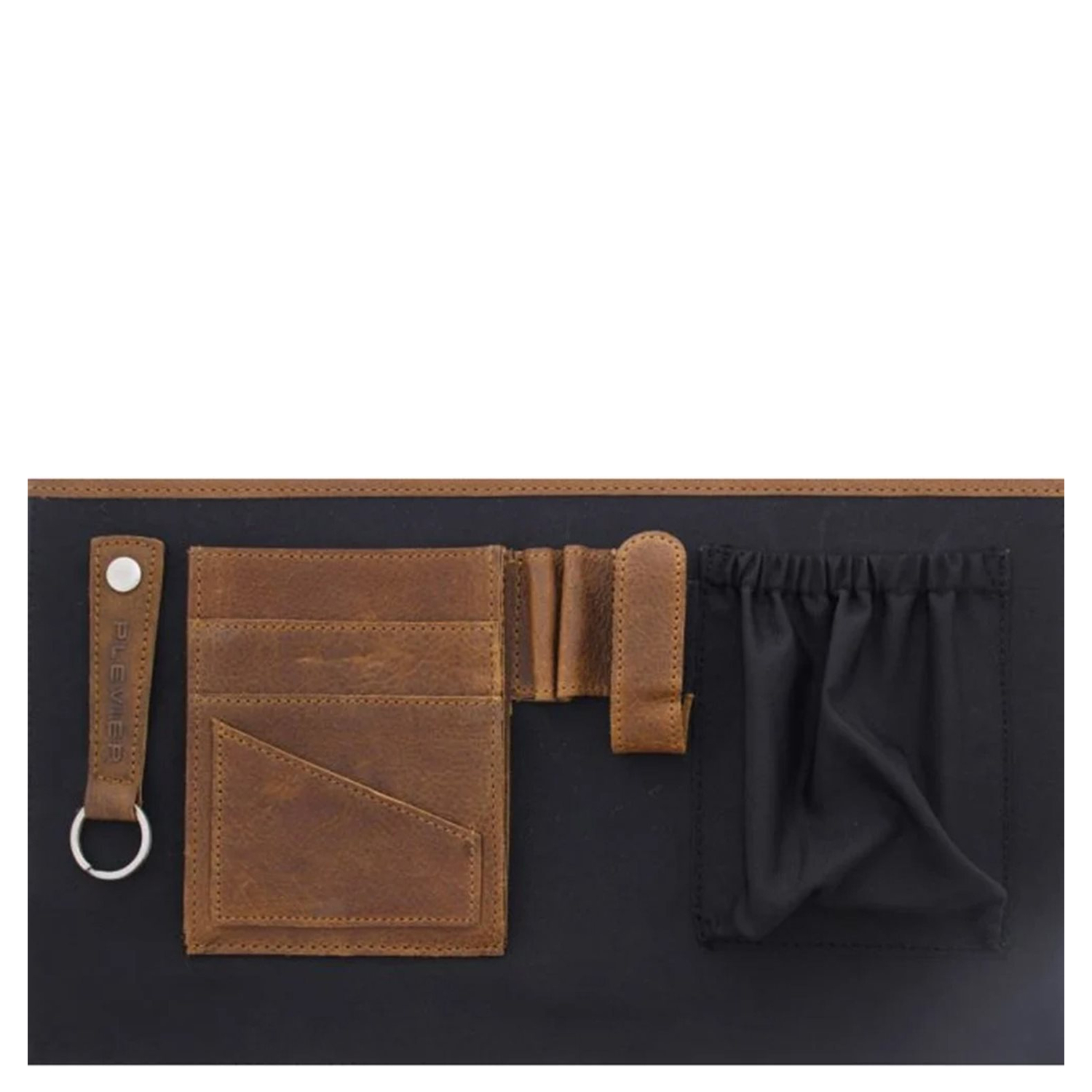 Plevier Retro Galileo Laptoptas 3 vaks 15.6" bruin