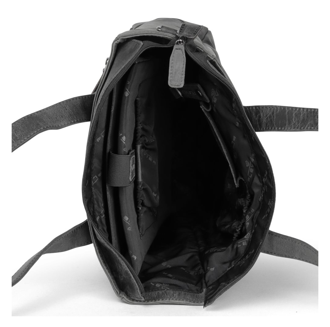 Plevier Retro Jackson Shopper 15.6" zwart