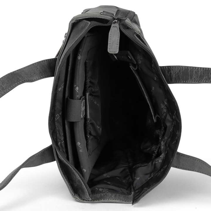 Plevier Retro Jackson Shopper schwarz