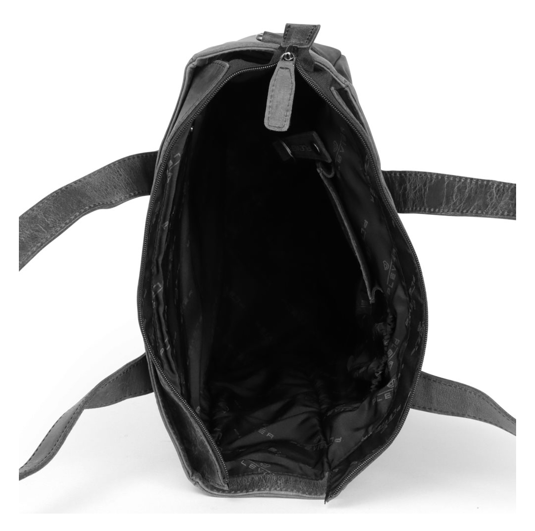 Plevier Retro Jackson Shopper 15.6" zwart