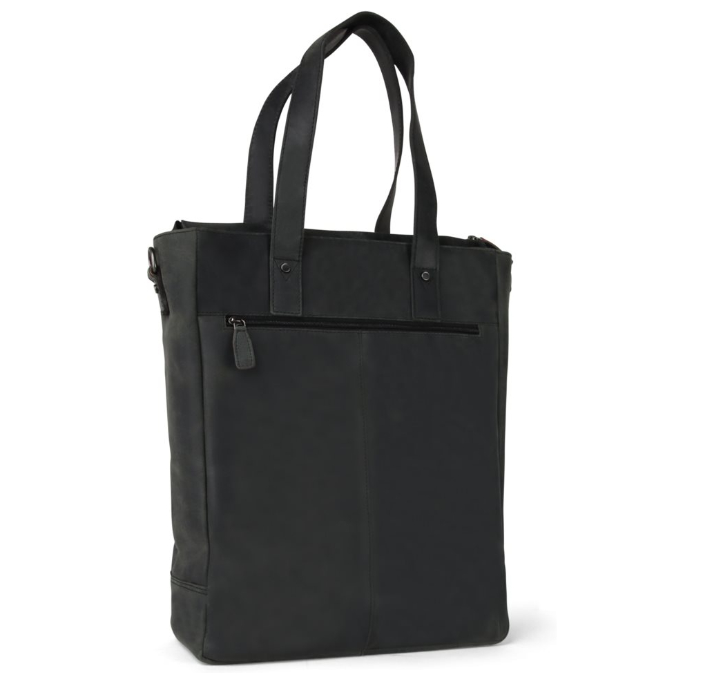 Plevier Retro Jackson Shopper 15.6" zwart