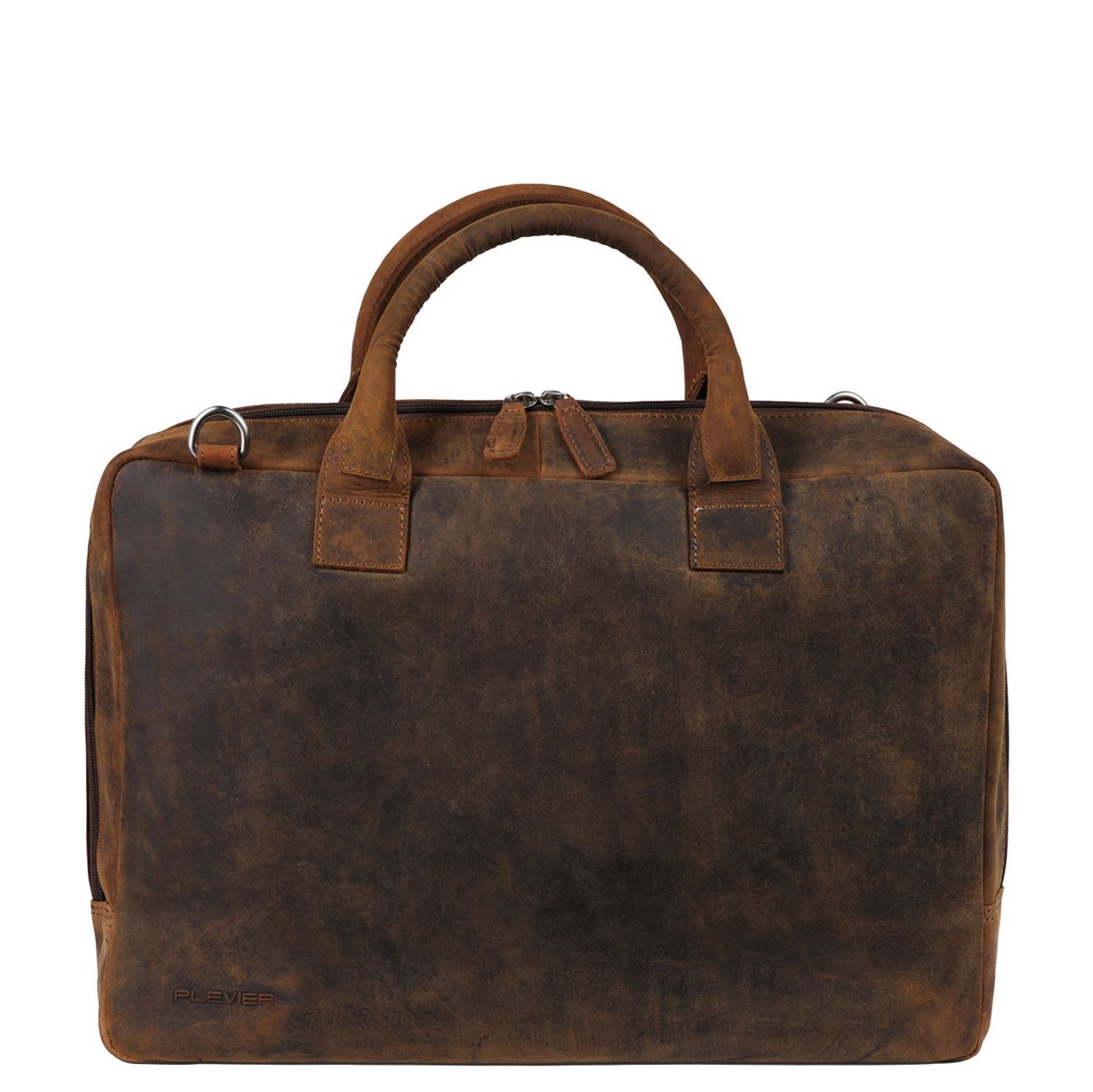 Plevier laptoptas bruin
