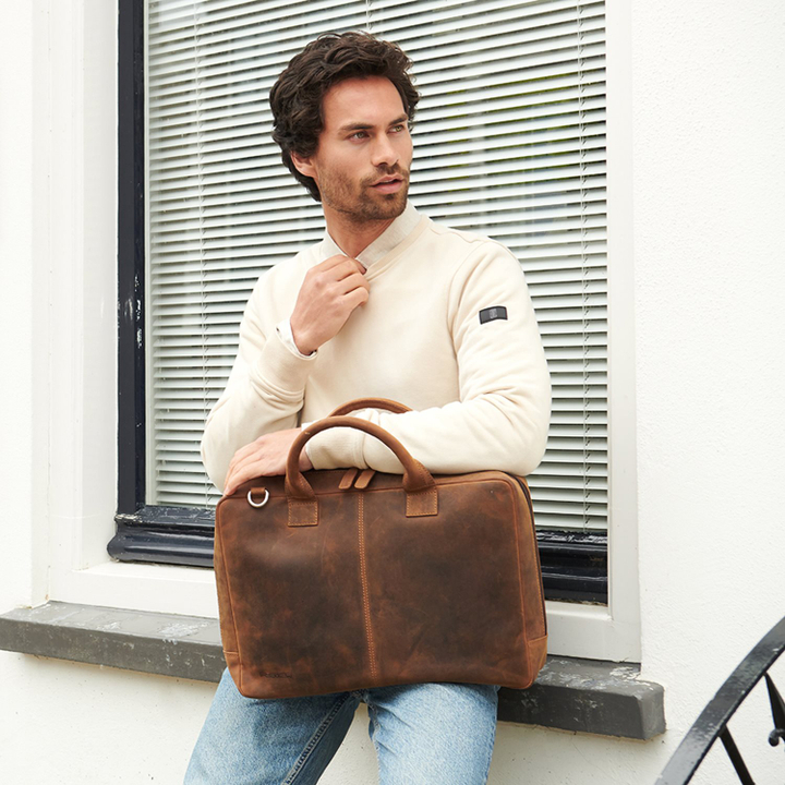 Plevier Hunter Laptoptasche 17,3" braun