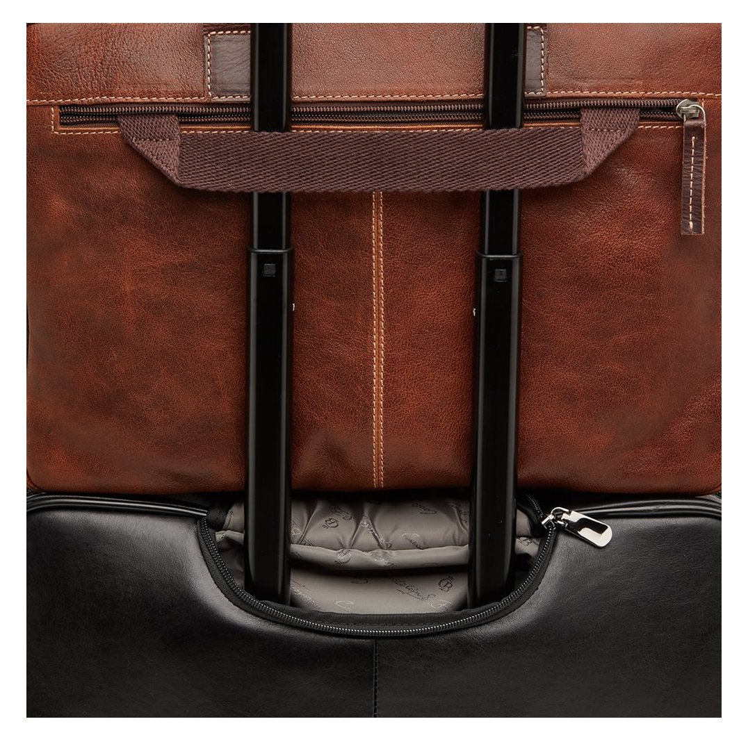 Castelijn & Beerens Renee Sam Laptoptas 15.6'' RFID lichtbruin