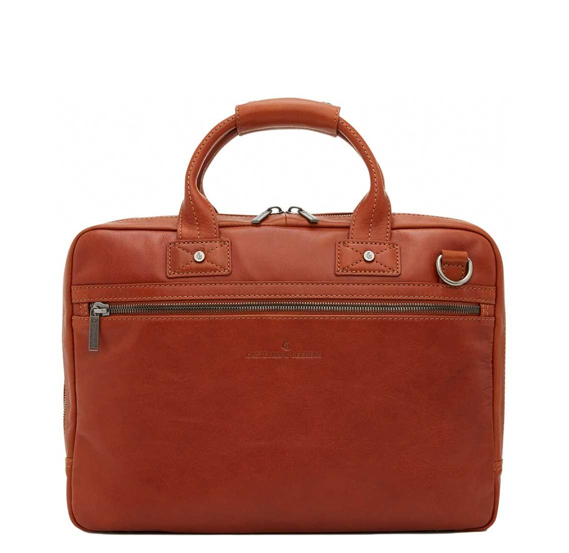Castelijn & Beerens Firenze Business Laptopbag 15.6" licht bruin