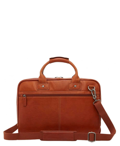 Castelijn & Beerens Firenze Business Laptopbag 15.6" licht bruin