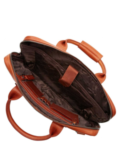 Castelijn & Beerens Firenze Business Laptopbag 15.6" licht bruin