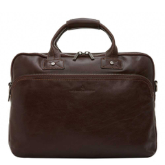 Castelijn & Beerens Firenze Business Laptoptas 15.6" 3 vaks mokka