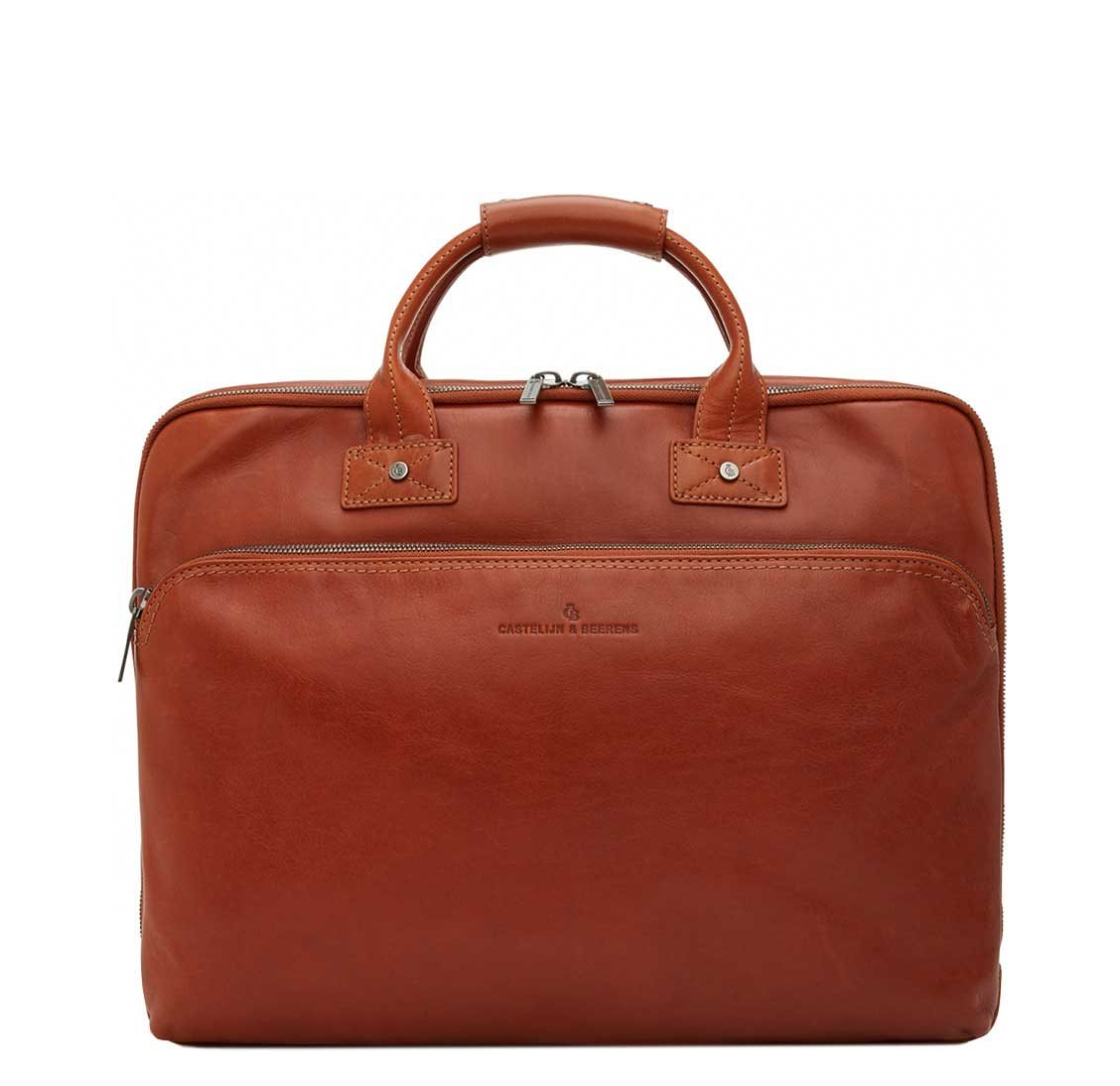 Castelijn & Beerens Firenze Business Laptoptas 17" licht bruin