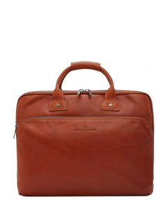 Castelijn & Beerens Firenze Business Laptoptas 17" licht bruin