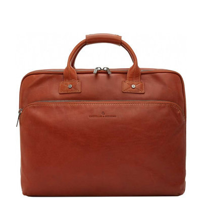 Castelijn & Beerens Firenze Business Laptoptas 17" licht bruin