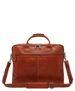 Castelijn & Beerens Firenze Business Laptoptas 17" licht bruin