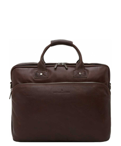 Castelijn & Beerens Firenze Business Laptoptas 17" mocca