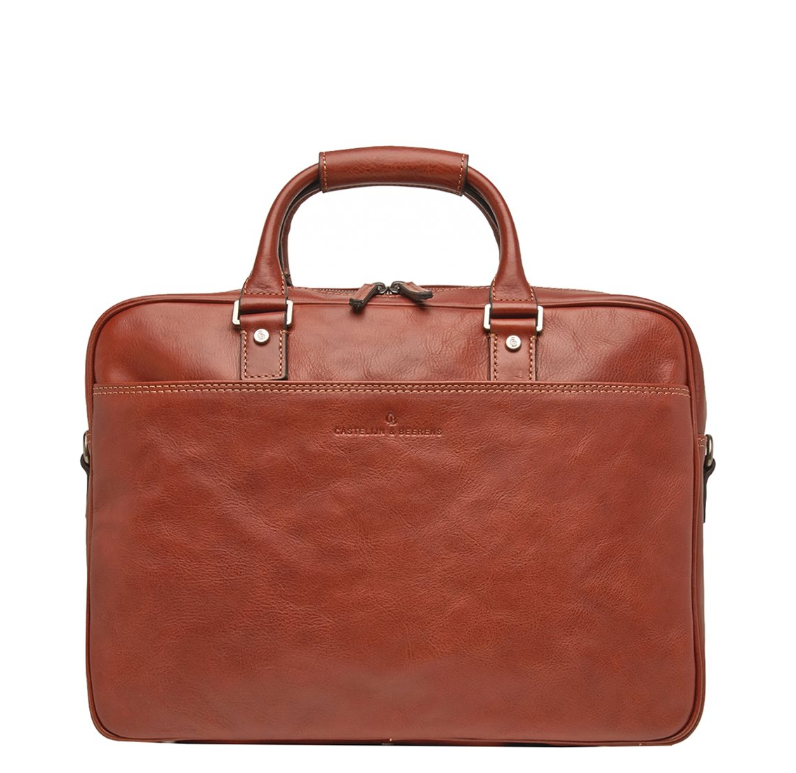 Castelijn & Beerens Verona Business Laptoptas 15.6" licht bruin