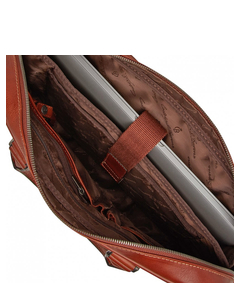 Castelijn & Beerens Verona Business Laptoptas 15.6" licht bruin