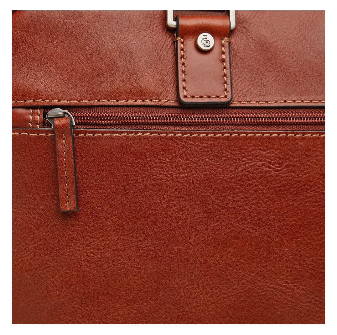Castelijn & Beerens Verona Business Laptoptas 15.6" licht bruin