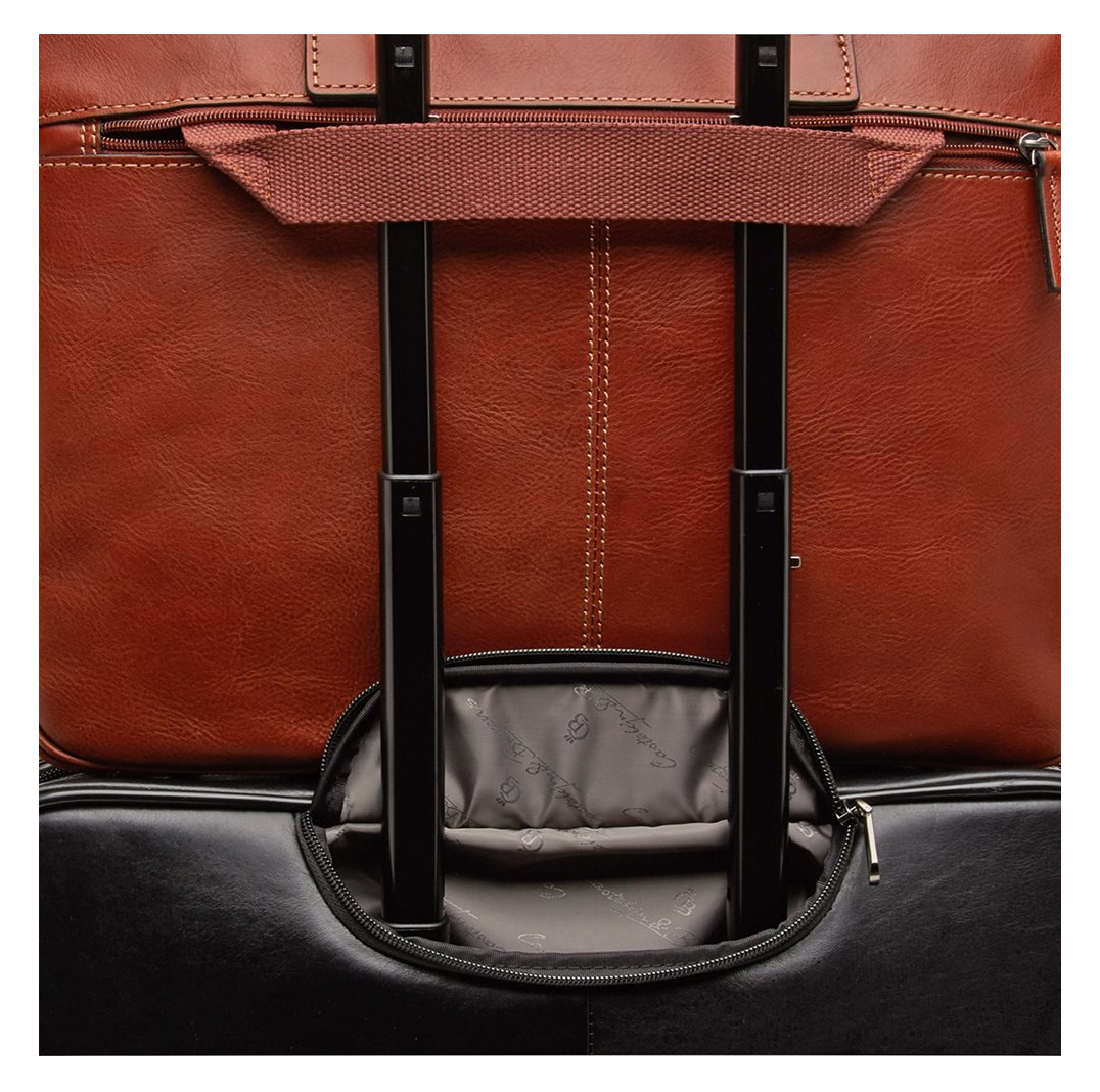 Castelijn & Beerens Verona Business Laptoptas 15.6" licht bruin
