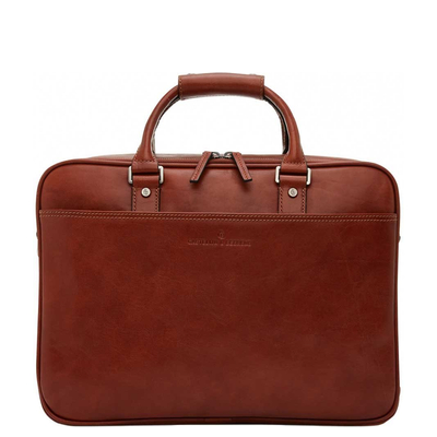 Castelijn & Beerens Verona Business Laptoptas 15.6" licht bruin