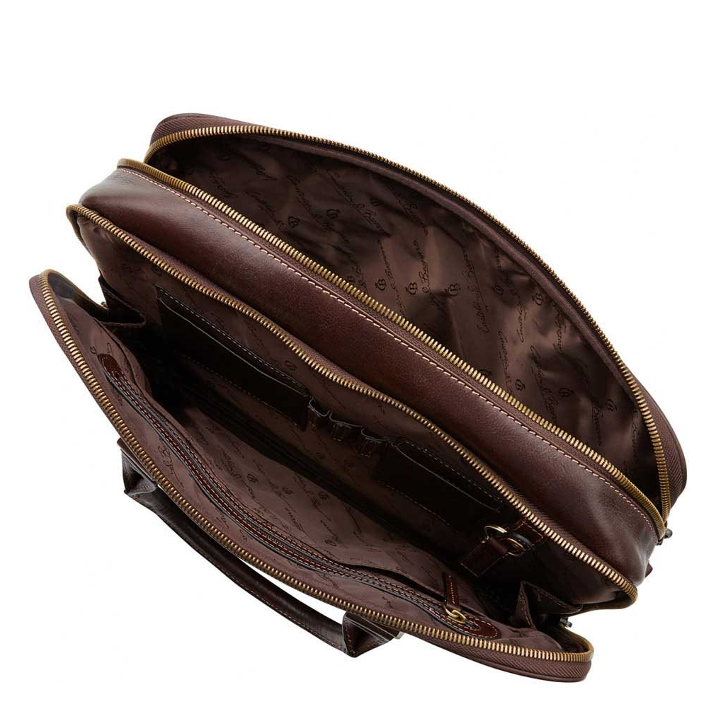 Castelijn & Beerens Verona Business Laptoptas 15.6" mocca