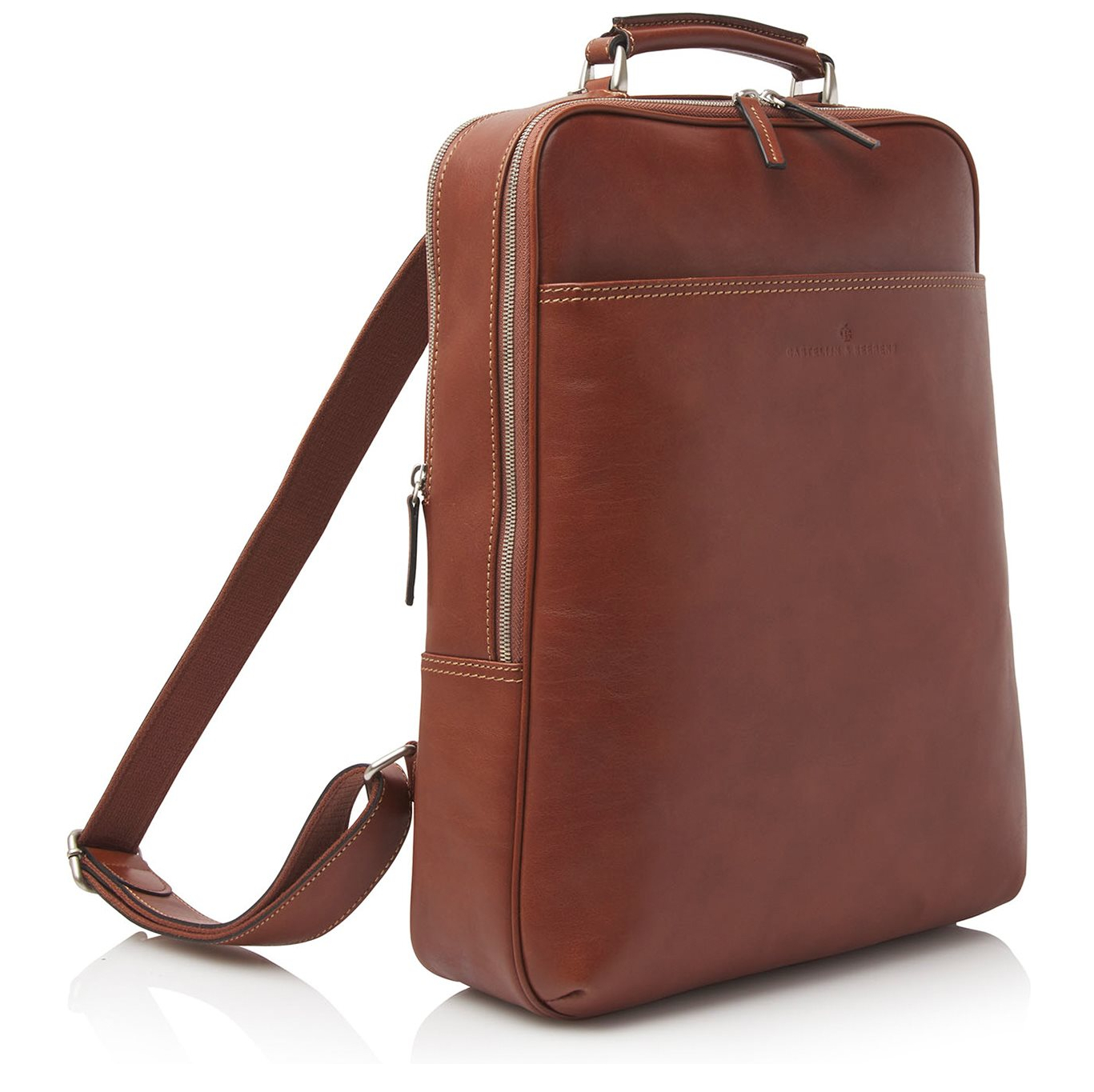 Castelijn & Beerens Verona Laptop Rugzak 15.6'' + tablet RFID lichtbruin