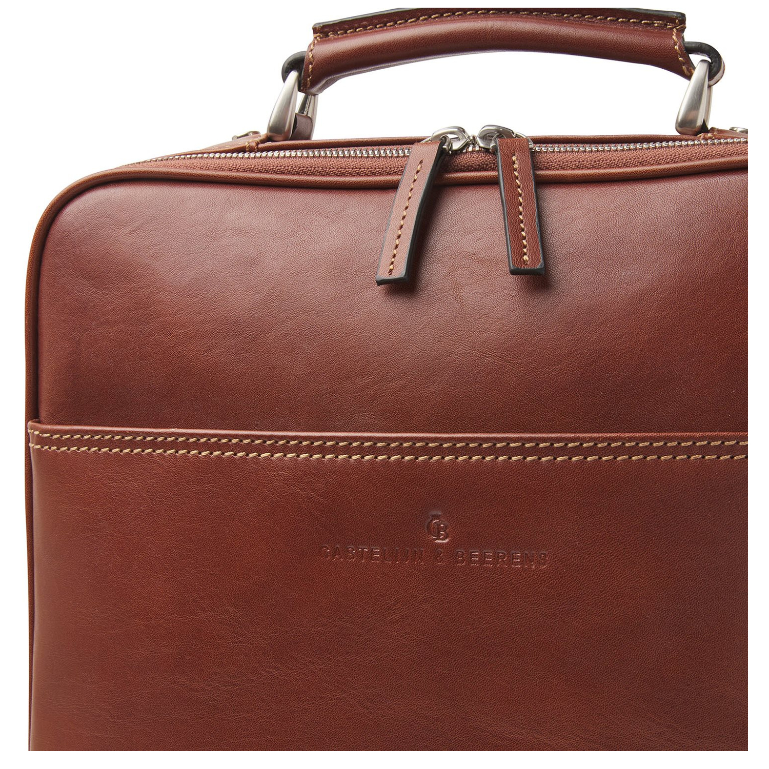 Castelijn & Beerens Verona Laptop Rugzak 15.6'' + tablet RFID lichtbruin