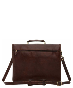 Castelijn & Beerens Verona Laptoptas 15.6'' 3-vaks mocca