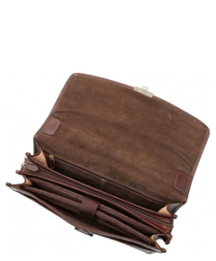 Castelijn & Beerens Verona Laptoptas 15.6'' 3-vaks mocca