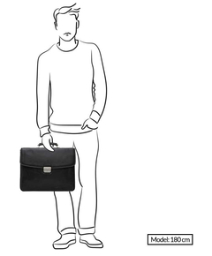 Castelijn & Beerens Verona Laptoptas 15.6'' 3-vaks zwart
