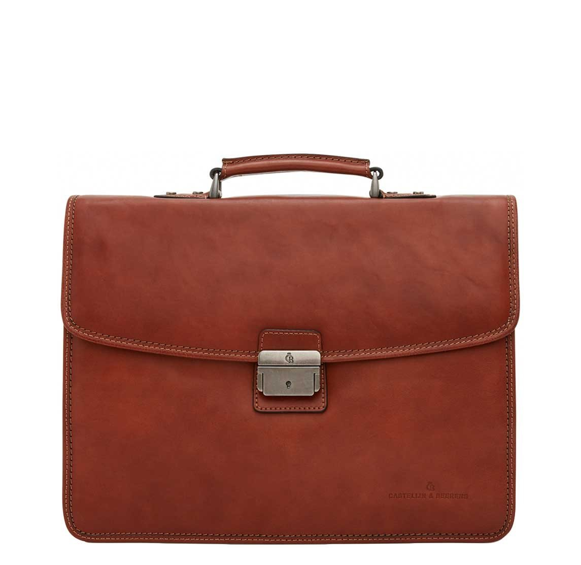 Castelijn & Beerens Verona Laptoptas 13.3" licht bruin