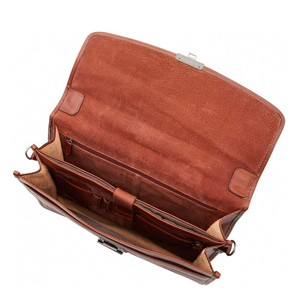 Castelijn & Beerens Verona Laptoptas 13.3" licht bruin