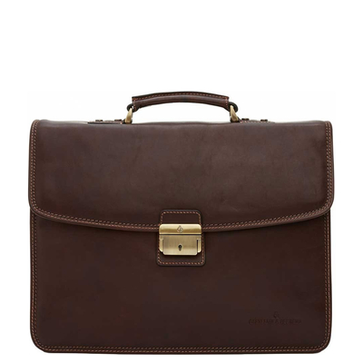 Castelijn & Beerens Verona Laptoptas 13.3" mocca