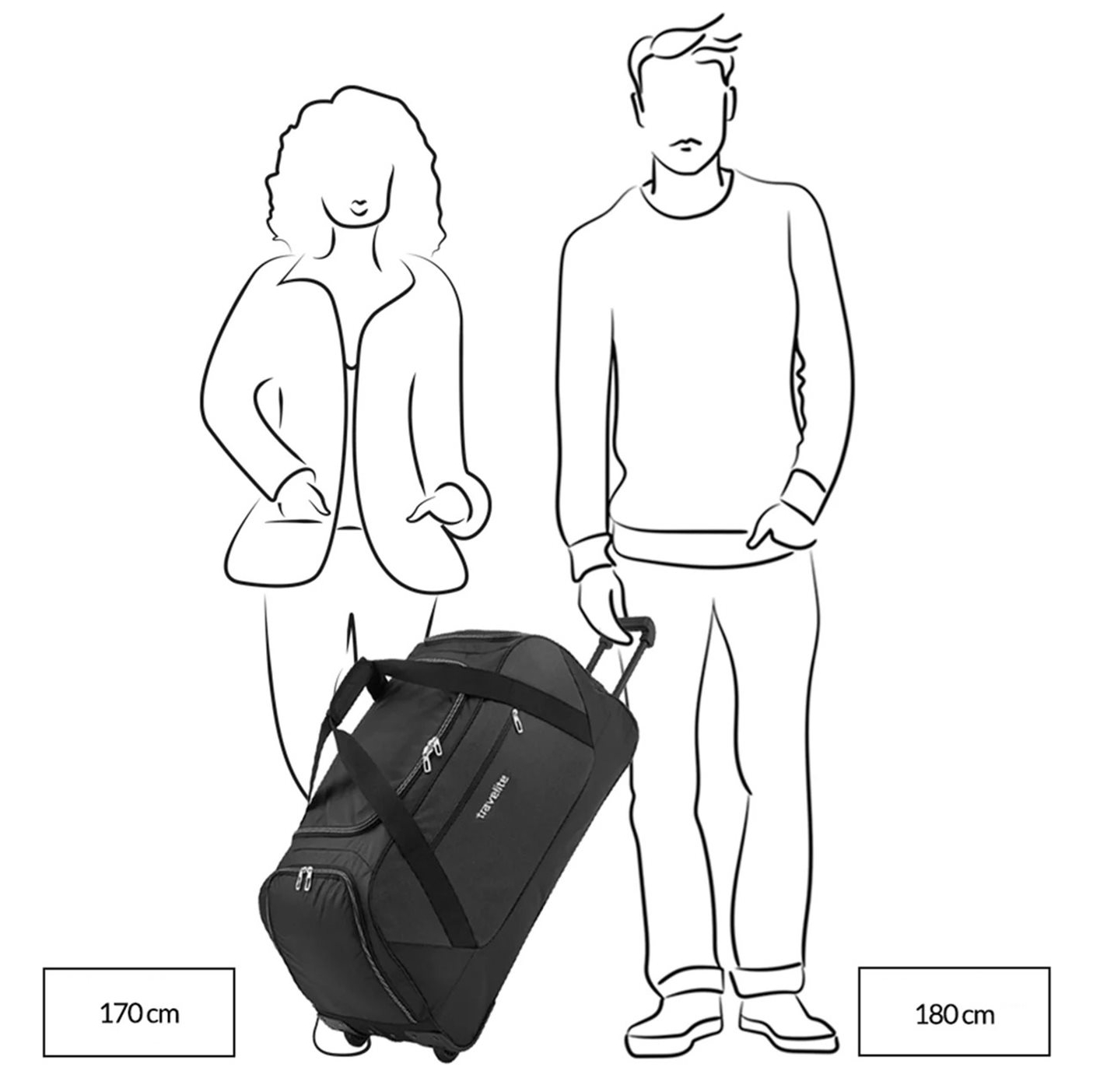 Travelite Kick Off Wheeled Duffle sage