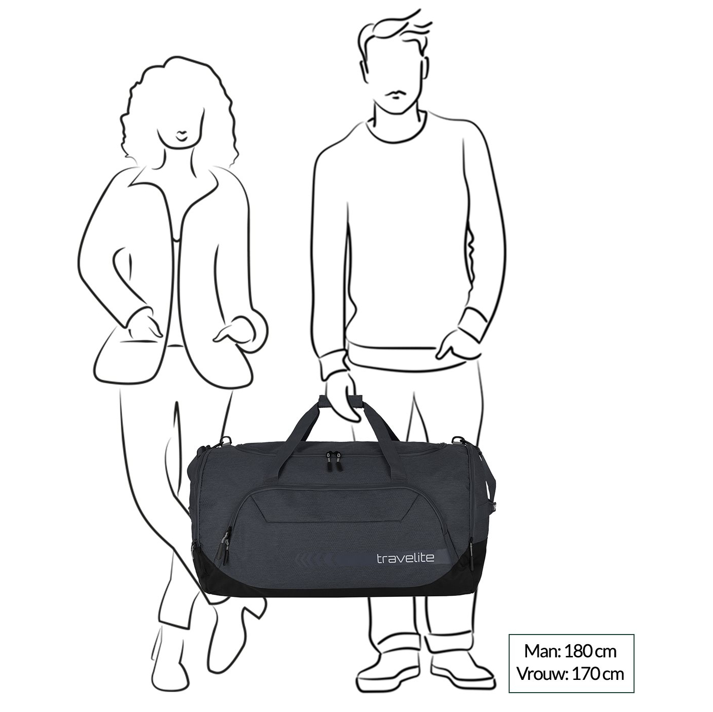Travelite Kick Off Duffle XL dark anthracite